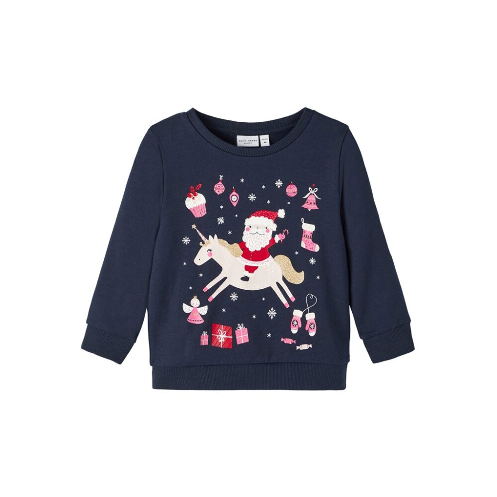 T-shirt Santa Claus Unicorn Christmas Name it (13210179)
